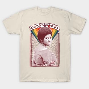 Aretha Franklin - Retro Soul Fan Design T-Shirt